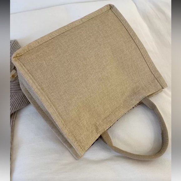 ✨ Teddy Bear Tapestry Hat & Matching Tote Bag Set ✨ - Picture 8 of 9